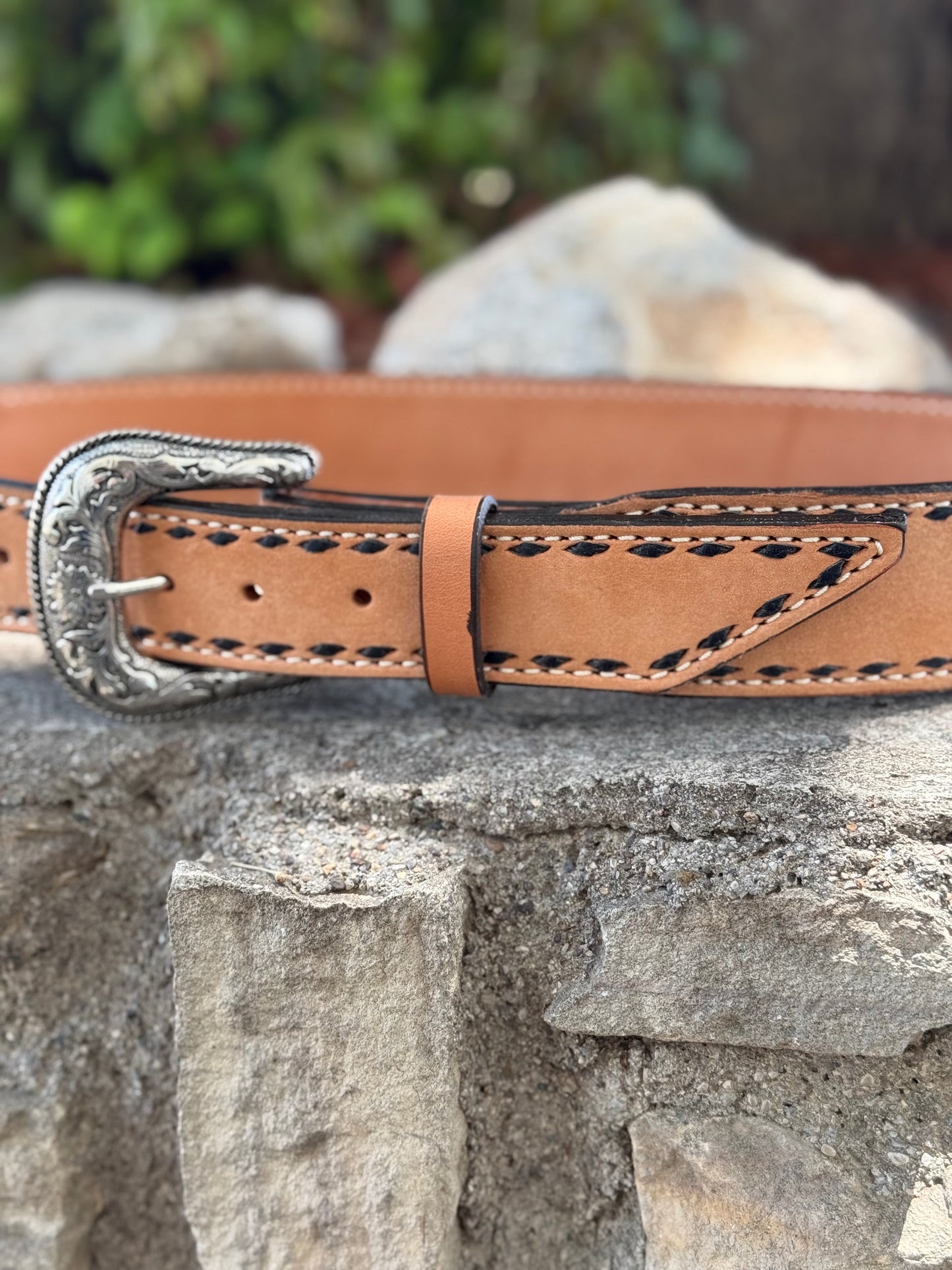 Add a SLANTED TIP to ANY of our belts