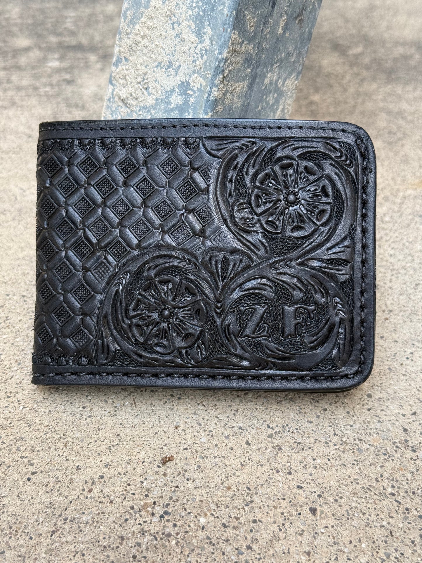 Bi-fold Wallet Combo in black