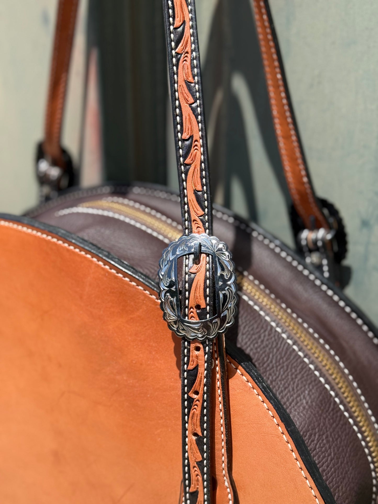 Rope Bag- Turquoise Gator