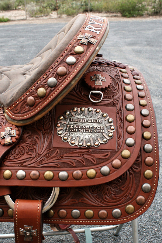 Add a custom pair of saddle plates to your saddle