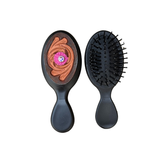 Mini Tooled hair brush - Malibu Barbie