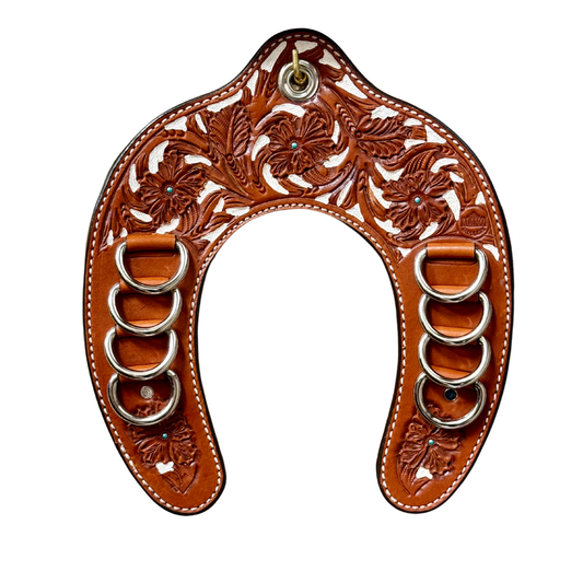 Horse Shoe Wild Rag Holder- Whiskey