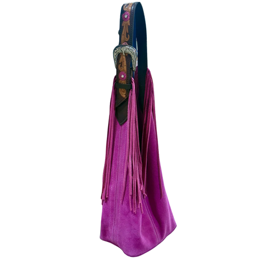 Darlin Duo Bag- Pink with Malibu Barbie Fringe Strap