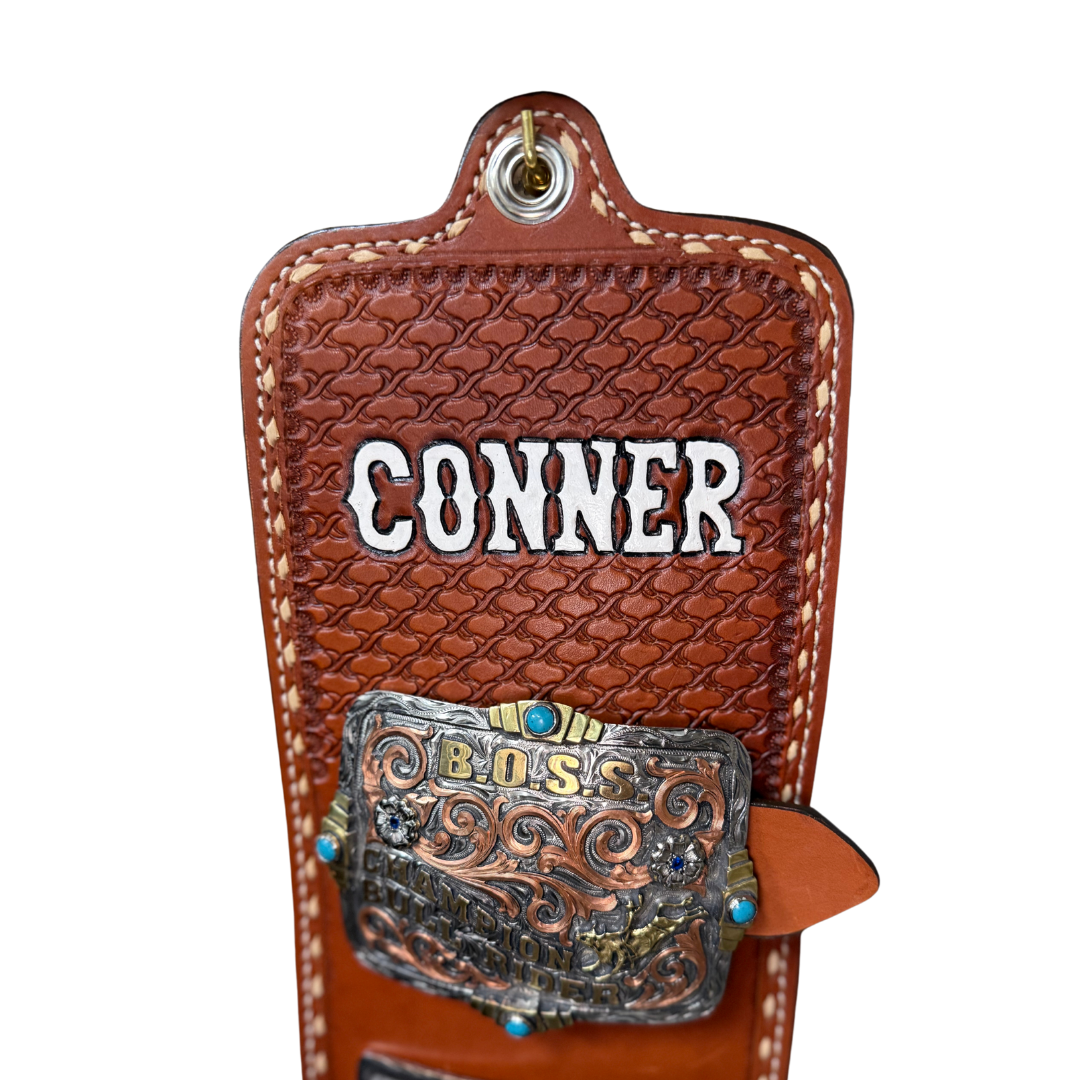 Add YOUR NAME- TOP OF BUCKLE HOLDER