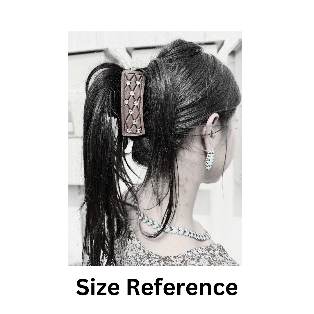 Large Quilted Hair Claw