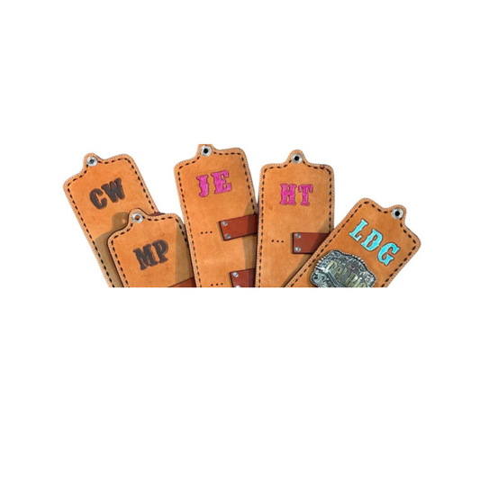 Add Initials- TOP OR BOTTOM OF BUCKLE HOLDER