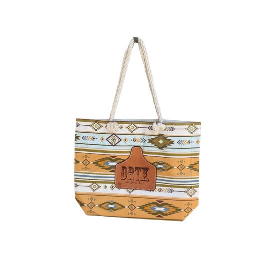 Rodeo Award | Carry All Printed Tote w/ Cow Tag