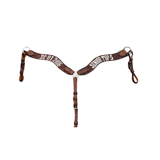 Rodeo Award | 2.5" Wave Breastcollar w/ BGP (18 letters)