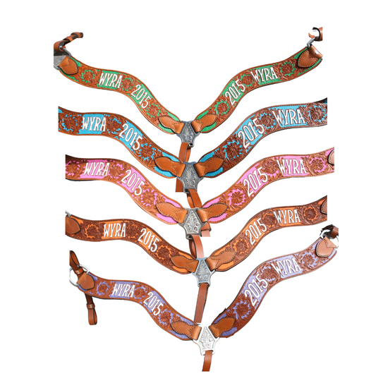 Rodeo Award | 2.5" Wave Breastcollar w/ BGP (16 letters)