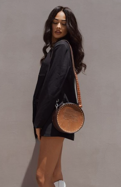 (PRE-ORDER ONLY) The Cowboy Stitch Canteen bag- Chocolate