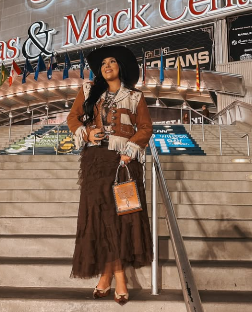 The Card Handbags- Cowboy stitch Golden (PRE-ORDER ONLY)