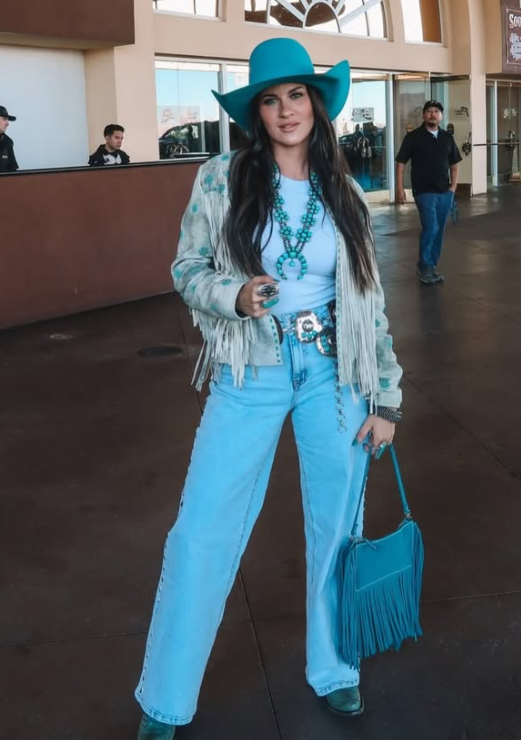 Raglet Bag- Turquoise