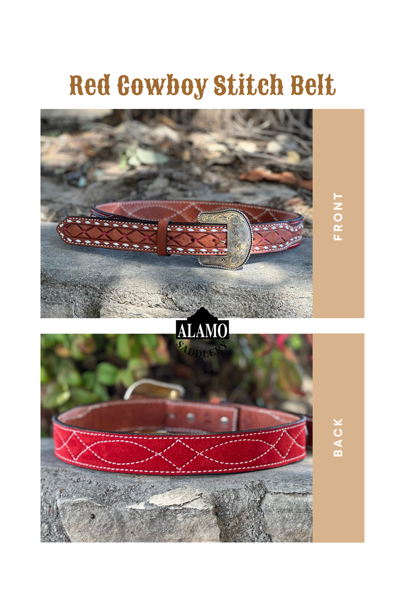 The Cowboy Stitch Belts