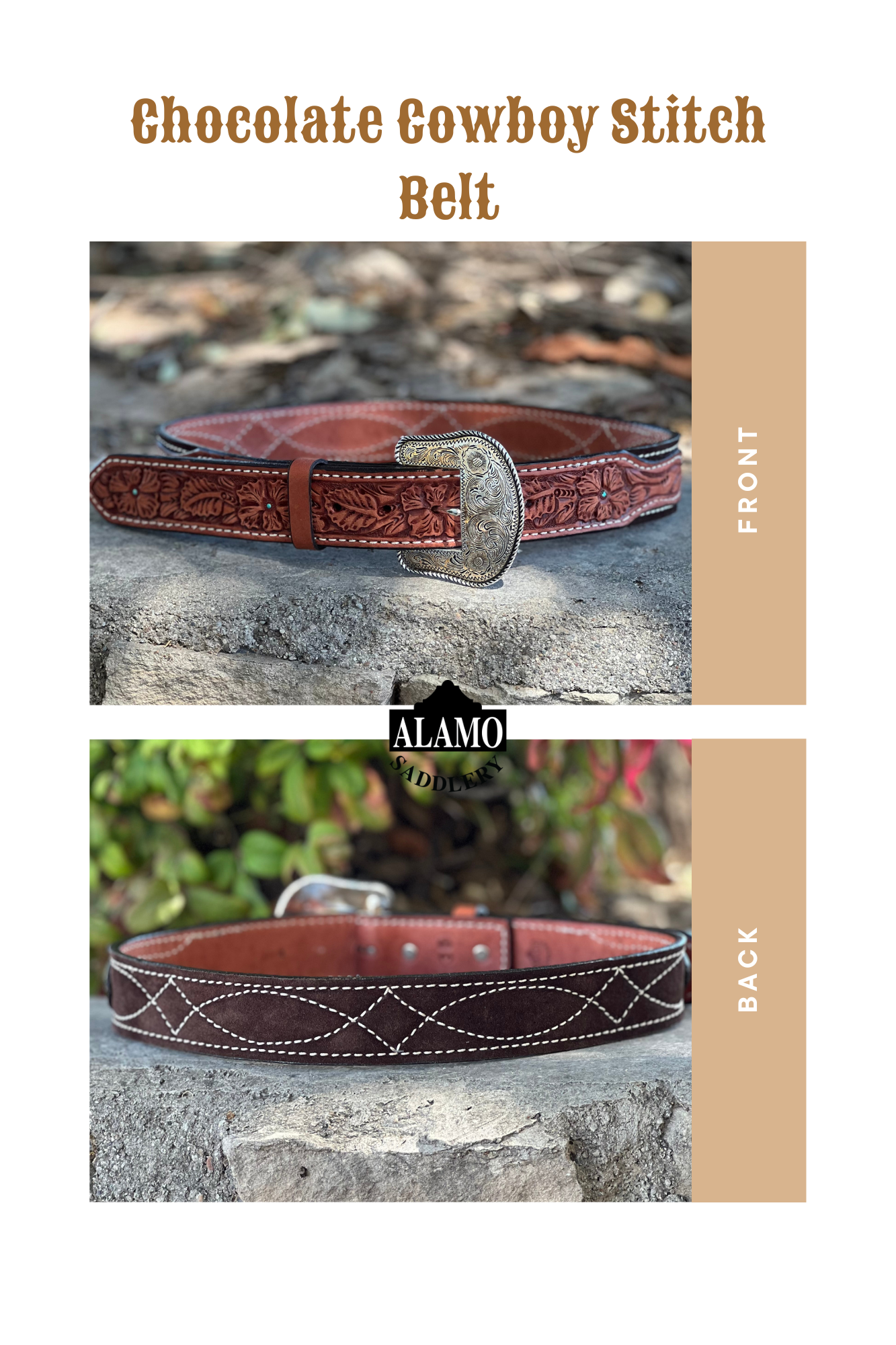 The Cowboy Stitch Belts