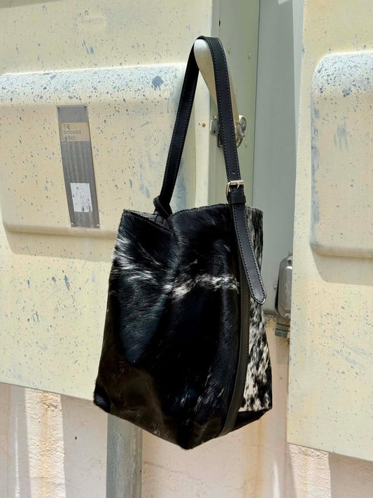Livestock Tote- Salt & Pepper #7
