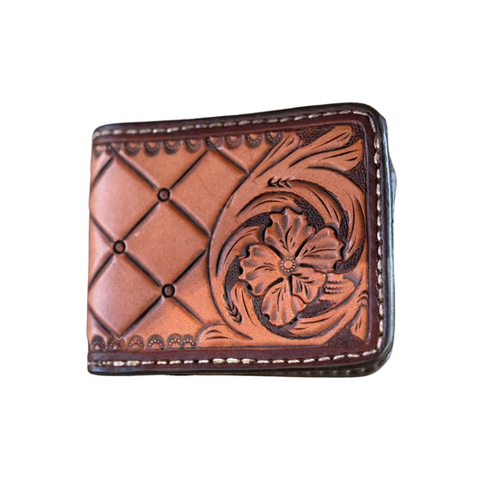 Bi-fold Wallen- Combo quilted