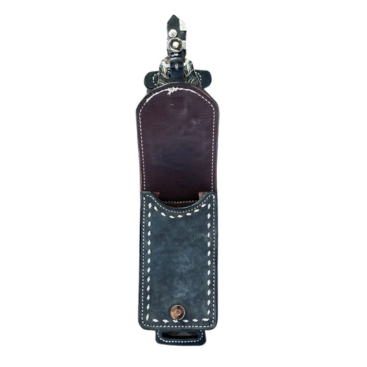 Cowboy Stitch Black Cinch Holder