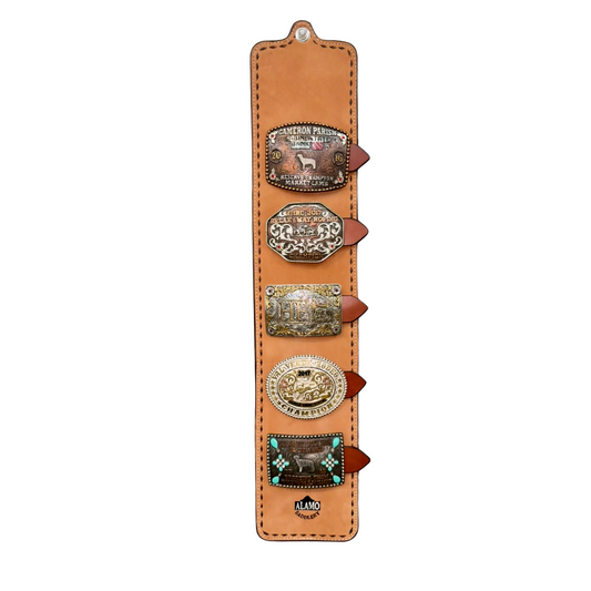 Golden Roughout w/ Buckstitch Buckle Holder