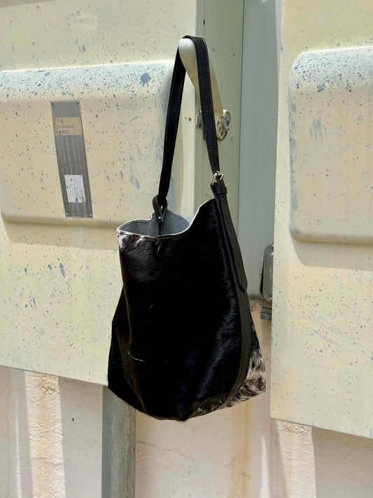 Livestock Tote- Salt & Pepper #6