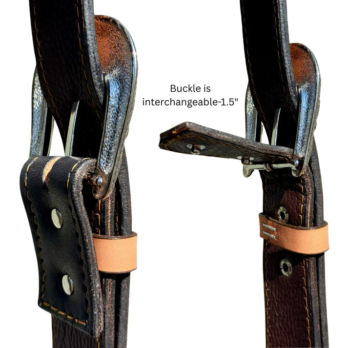 Darlin Duo - Tan with Turquoise Sunset Strap