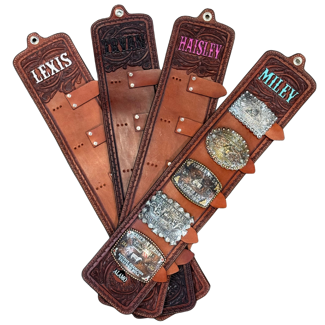 Add YOUR NAME- TOP OF BUCKLE HOLDER