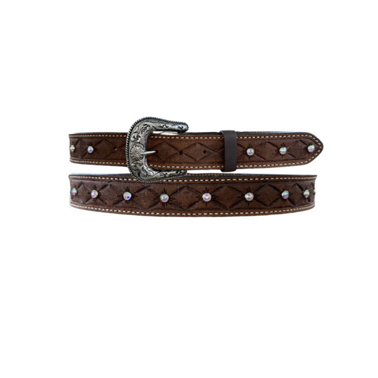 1.5" Straight Rhinestone Belt