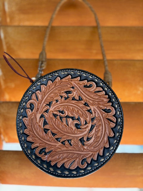 8" Canteen Cowboy Feather (BLK)