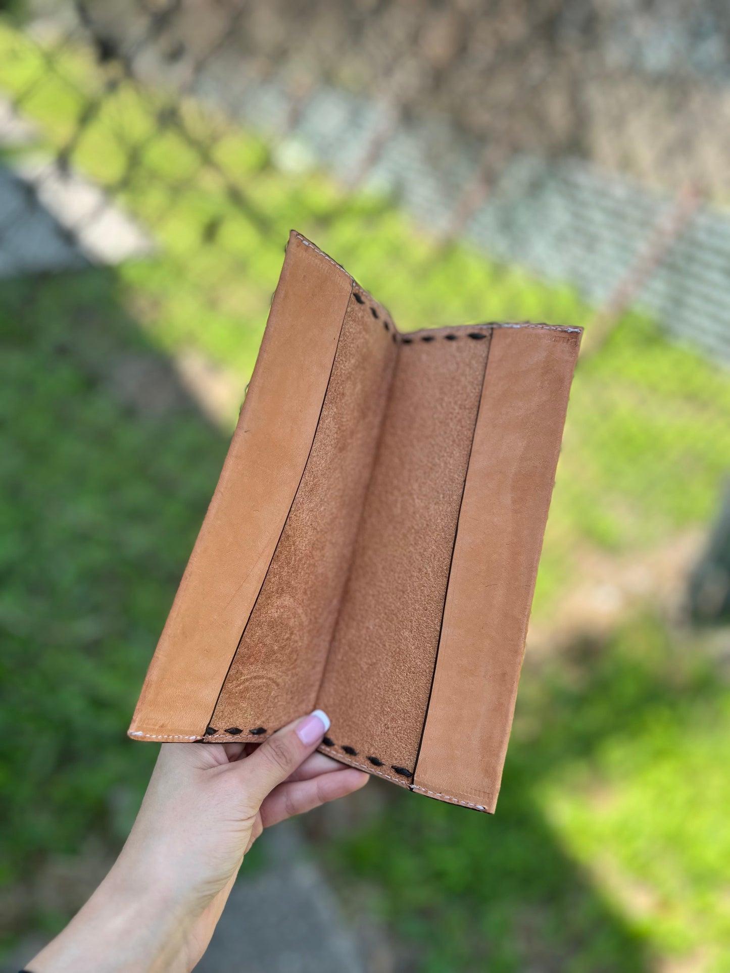 Combo tooled tally book with initials