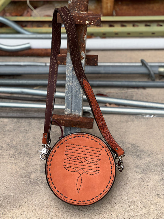 (PRE-ORDER ONLY) The Cowboy Stitch Canteen bag- Toast