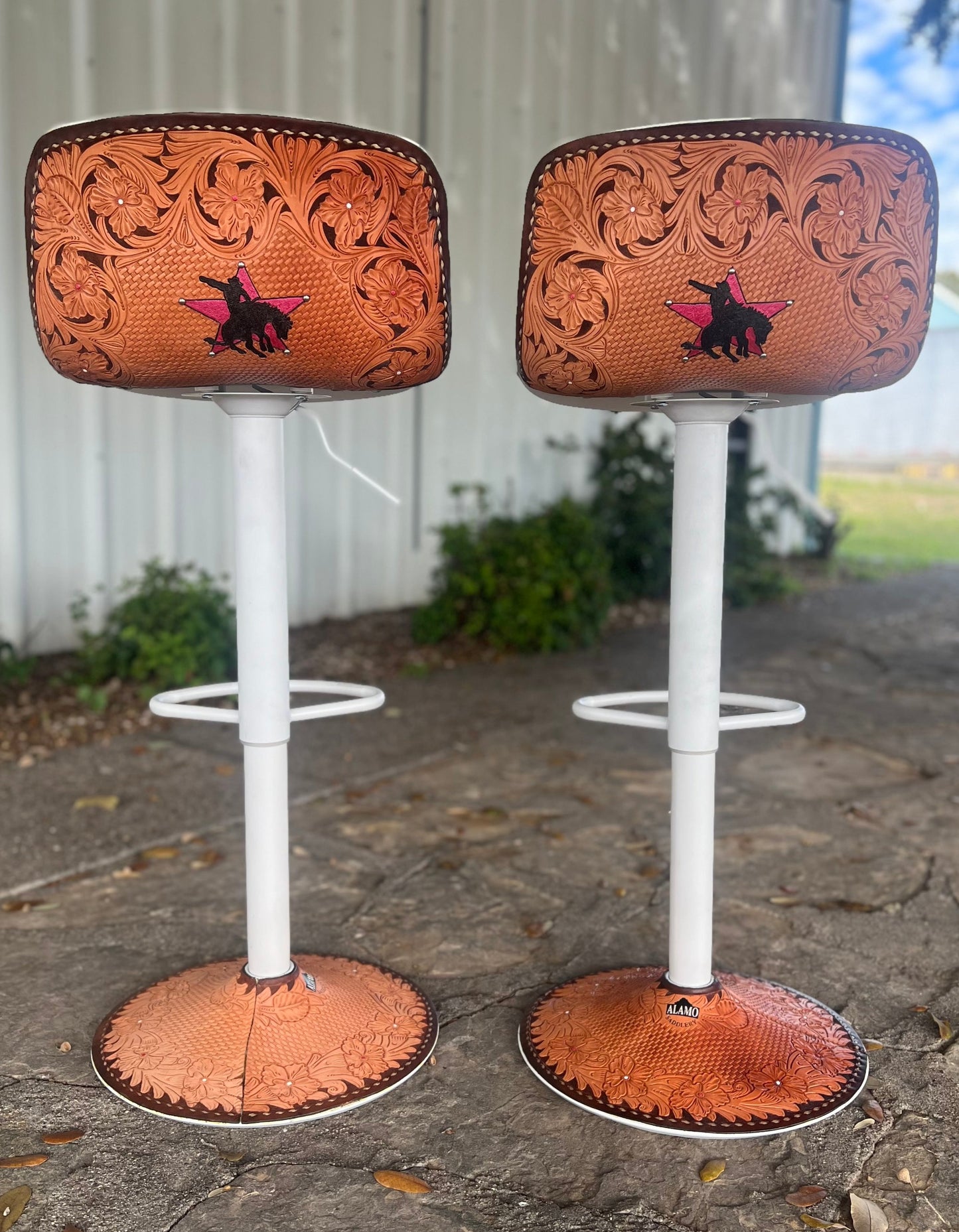 The Cowboy Saloon Bar Stools (Style #2)