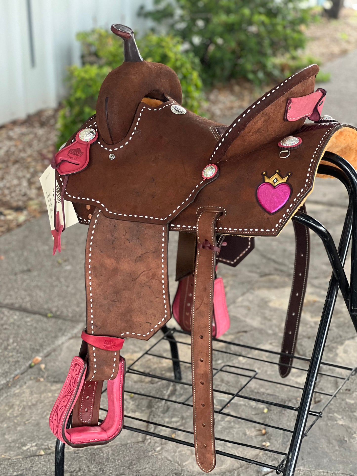 Western Barbie Barrel Saddle