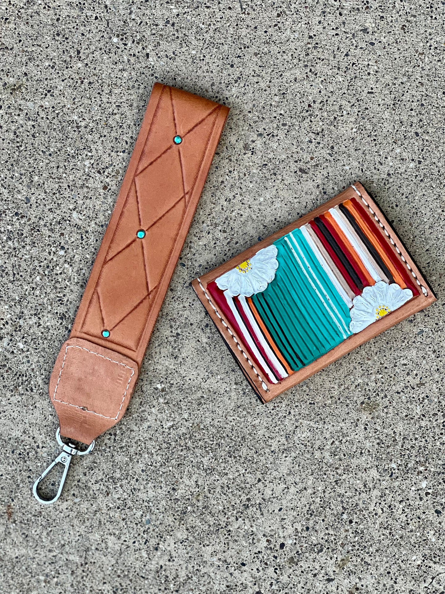 Clear Stadium bag with wristlet