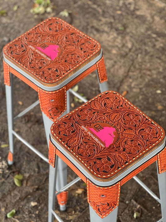 (PRE-ORDER) Wild Rose Bar stools W/ No Back