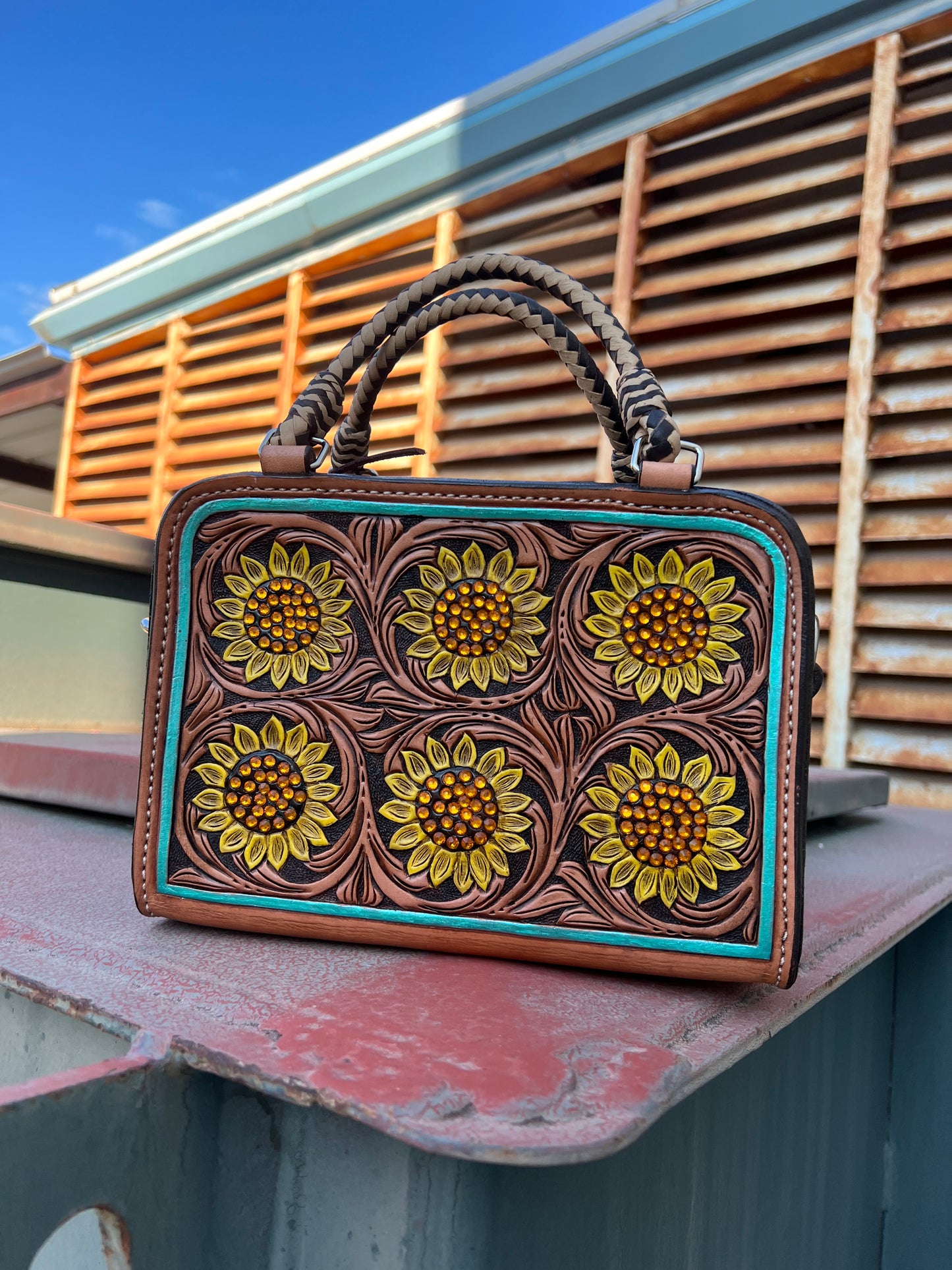 The Sunflower Bronco Handbag