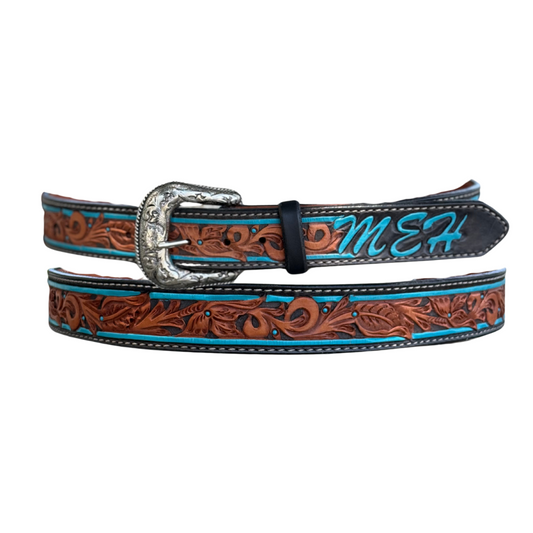 1.5" Straight Turquoise Trail Belt