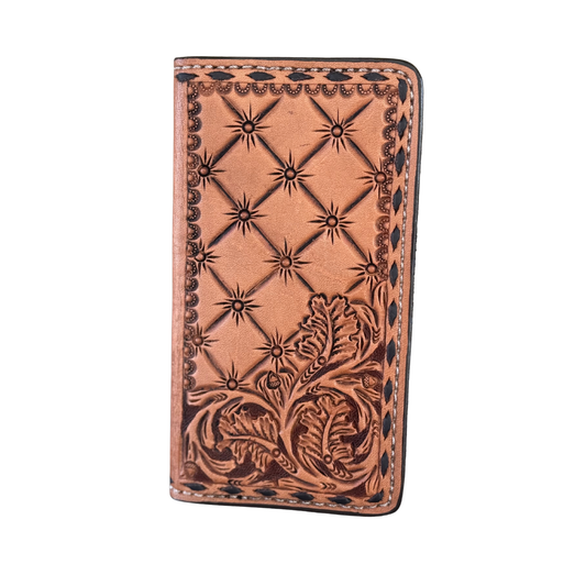 Tall Wallet- Combo Quilted