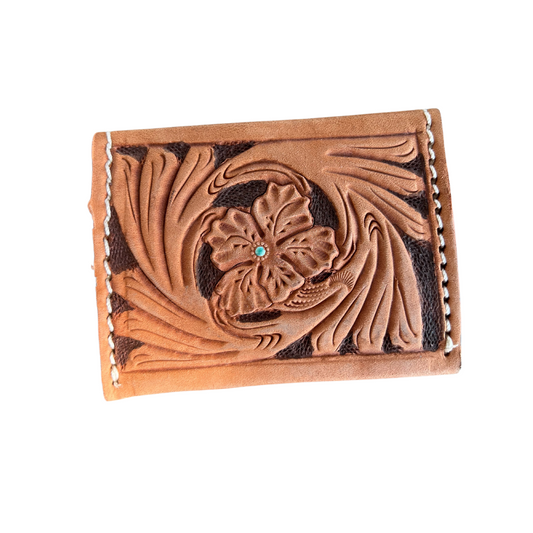 Card Holder- Turquoise Cinnamon