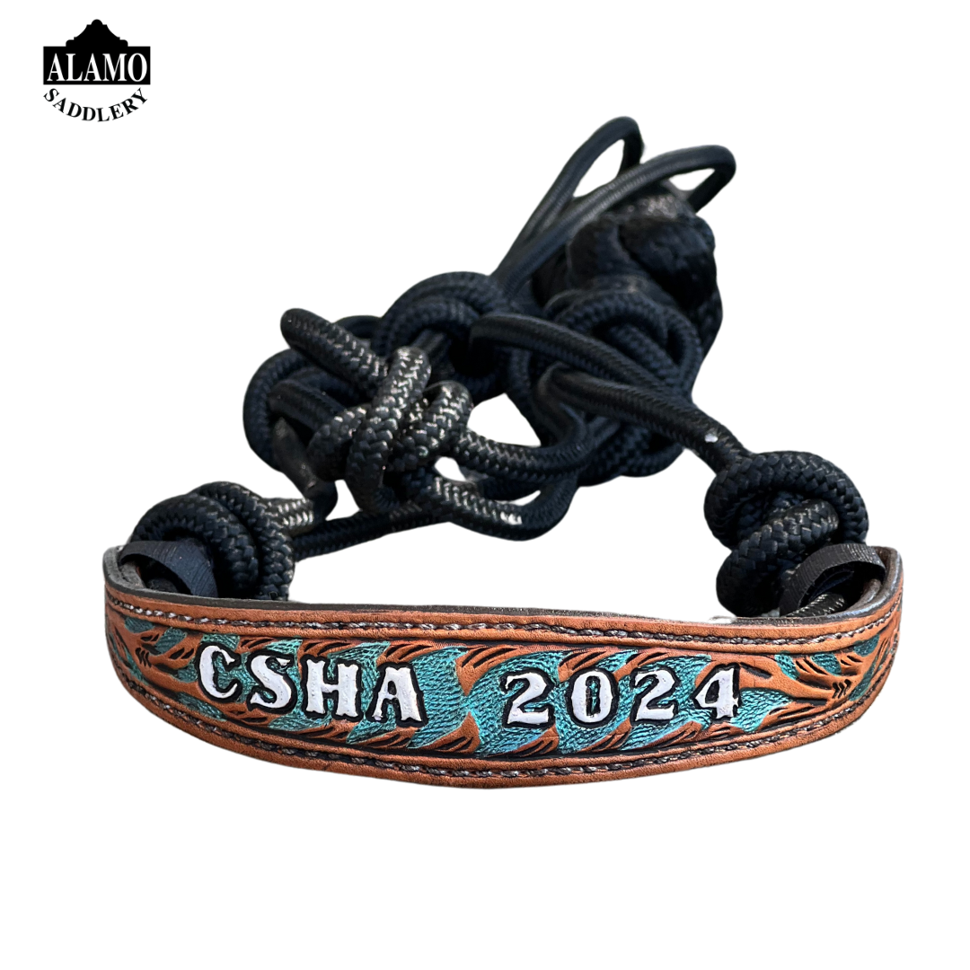 Rodeo Award | Narrow Bronc Nose w/ floral BGP w/ halter