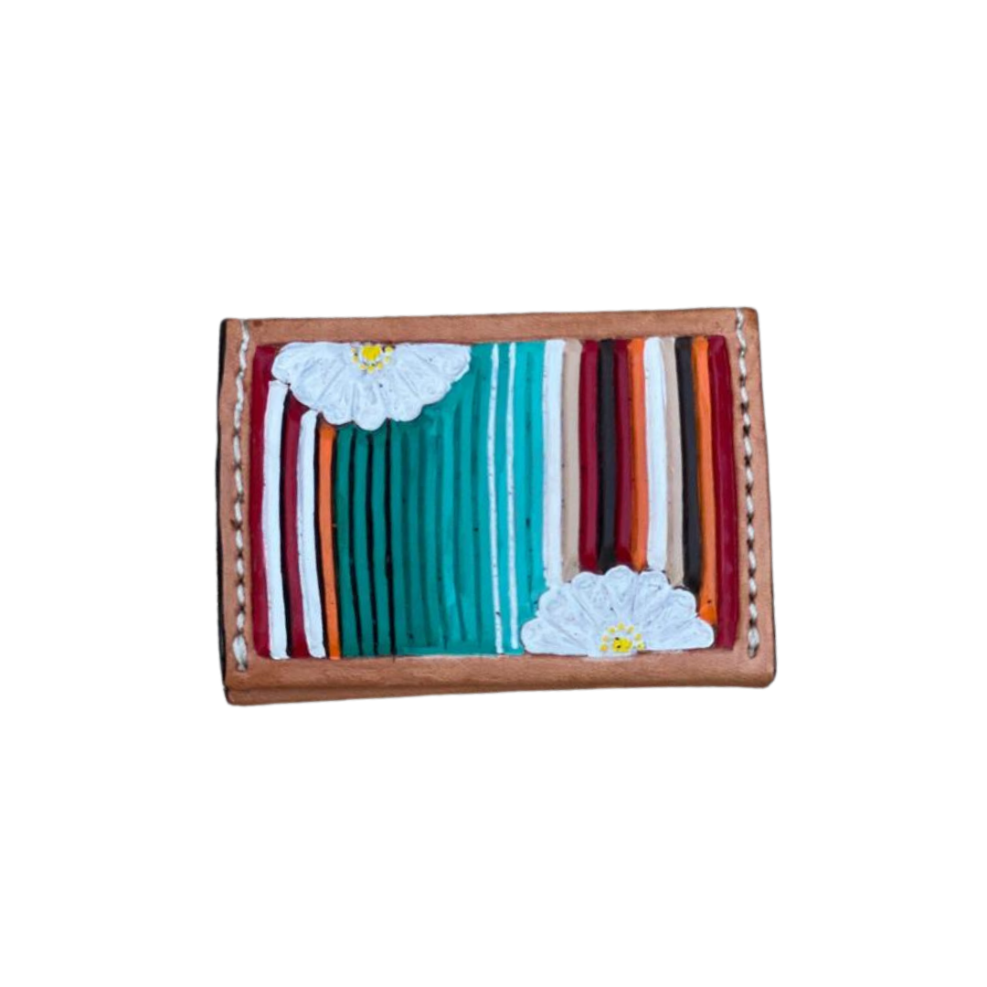 Card Holder- Serape Daisy