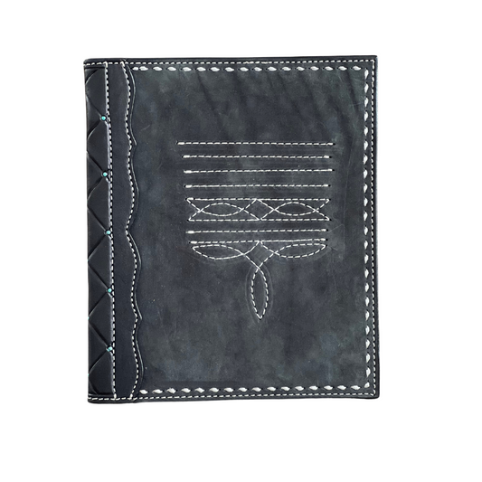 Large Portfolio- Cowboy Stitch Black Edition
