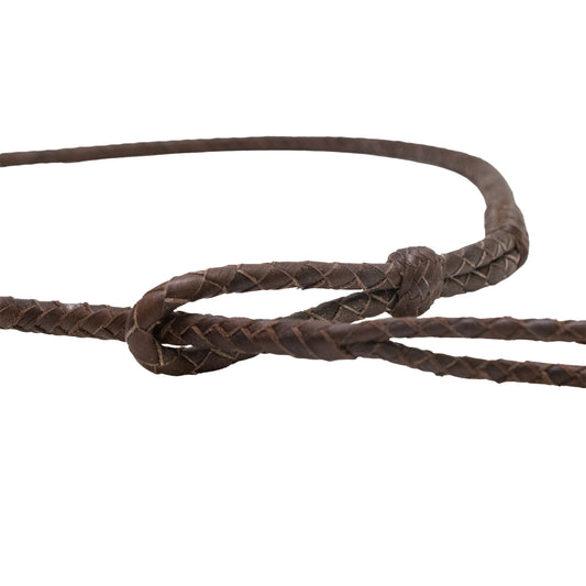 140 Over & under leather plaited