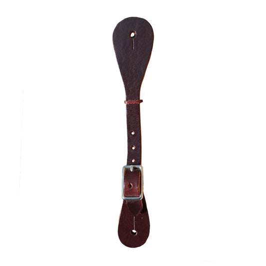 Ladies and kid's spur straps latigo leather.