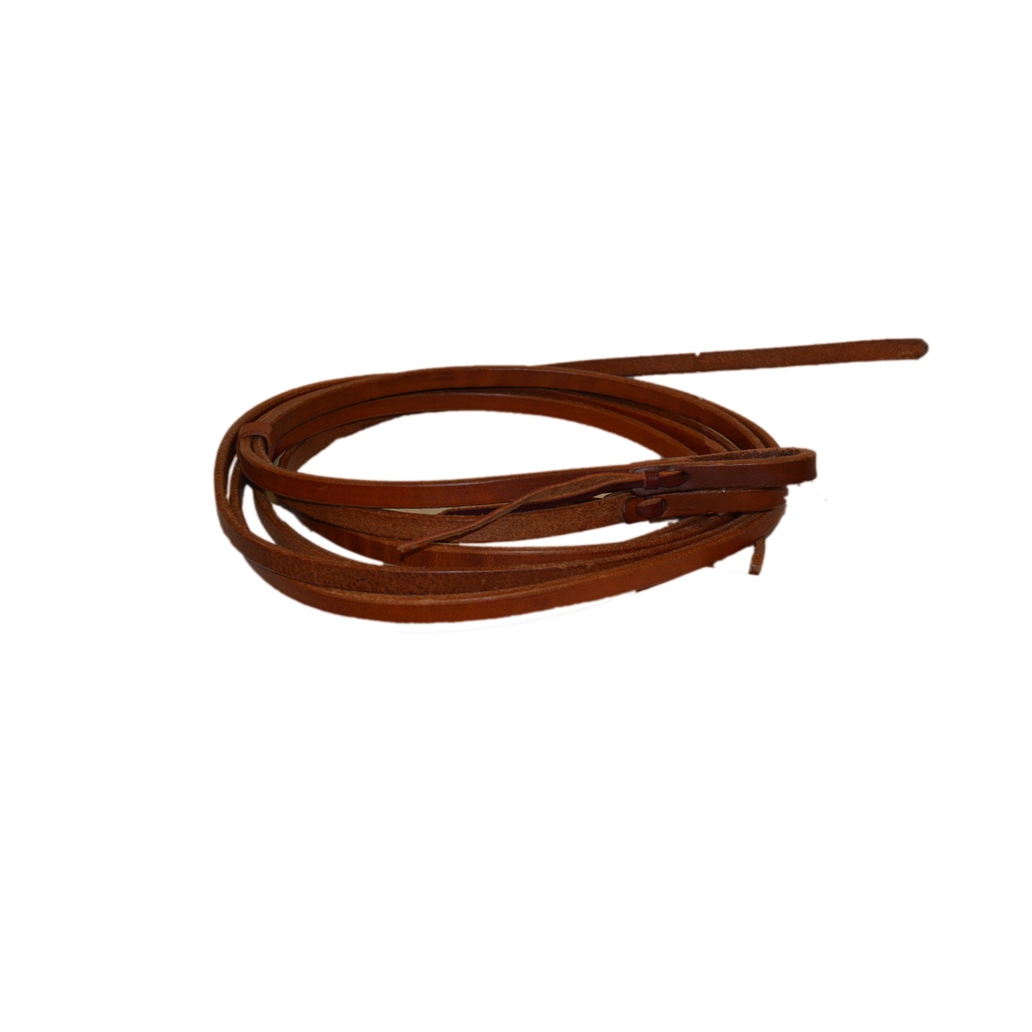 1" Split reins harness leather.