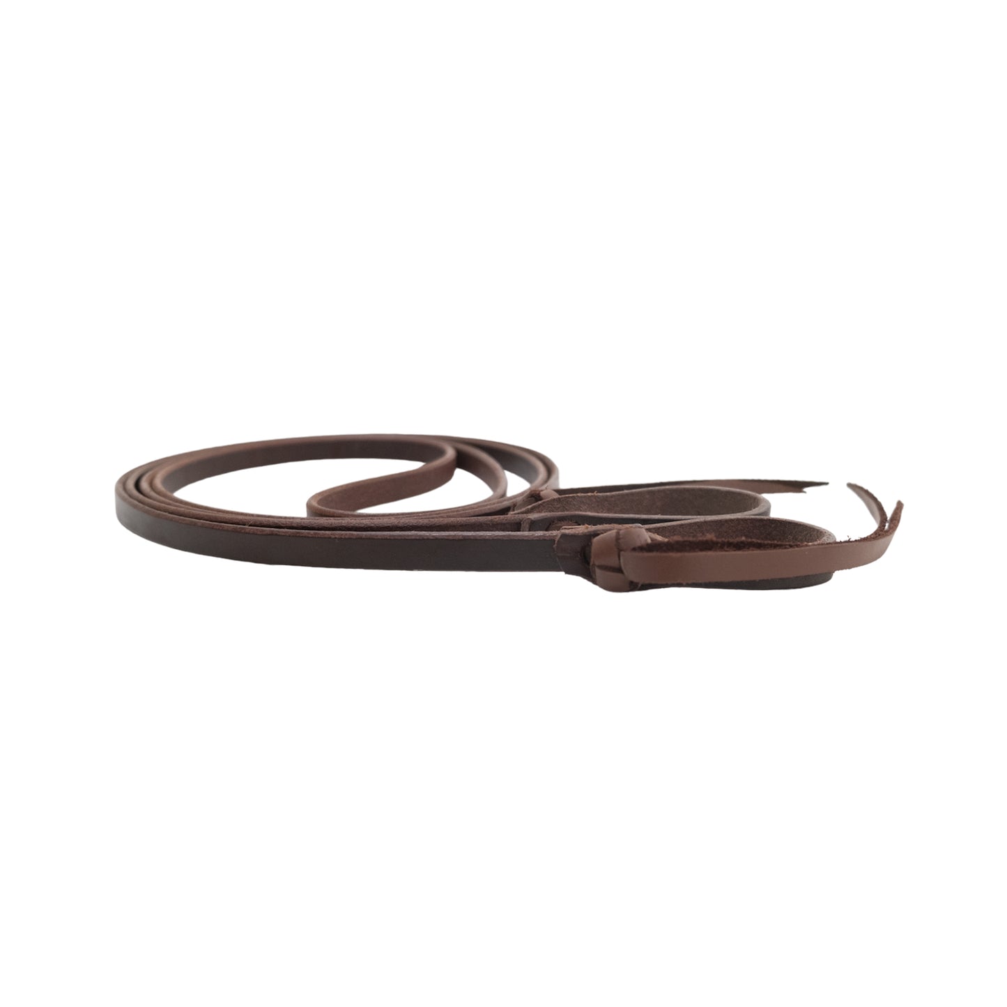 1/2" Roping reins latigo leather with pineapple knots.