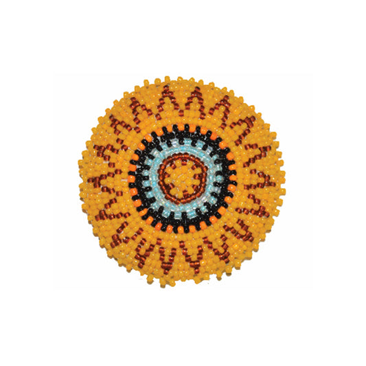 2-1/4" W2 beaded concho (set of 4).