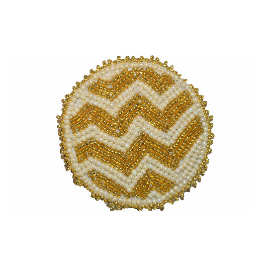 2-1/4" WG beaded concho (set of 4).