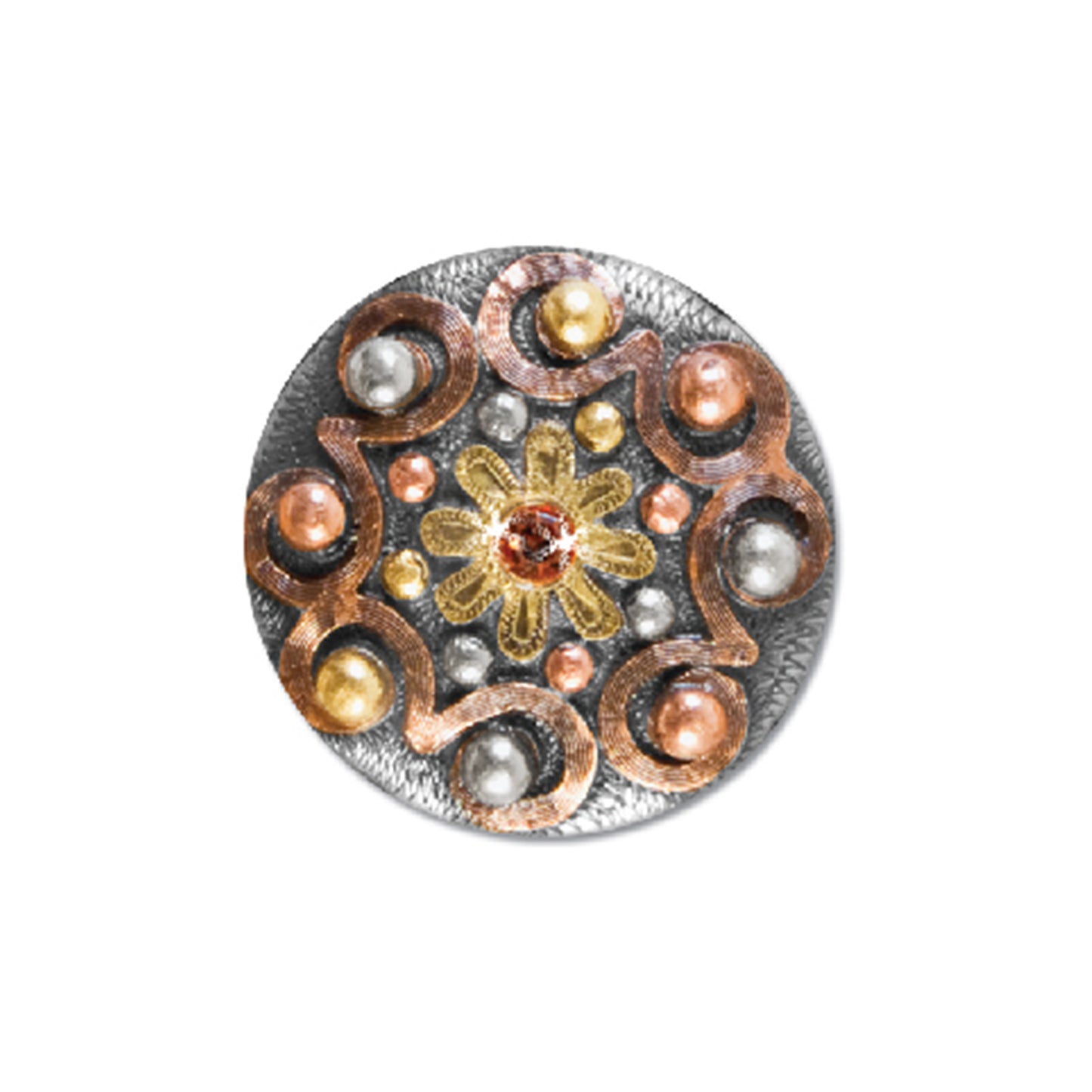 1-1/4" 3F concho (set of 4).