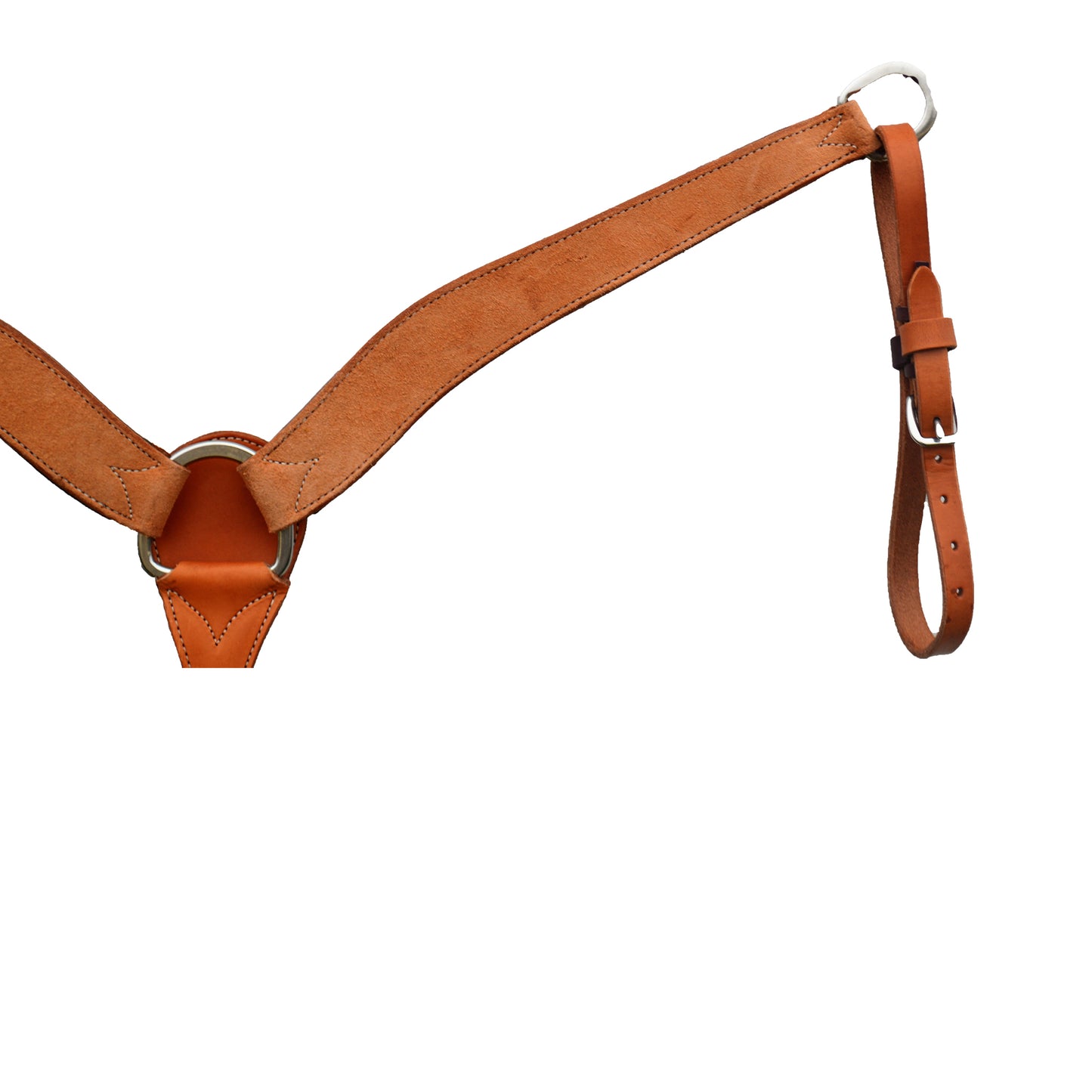 E-3700-RO 2" Elite breast collar golden leather