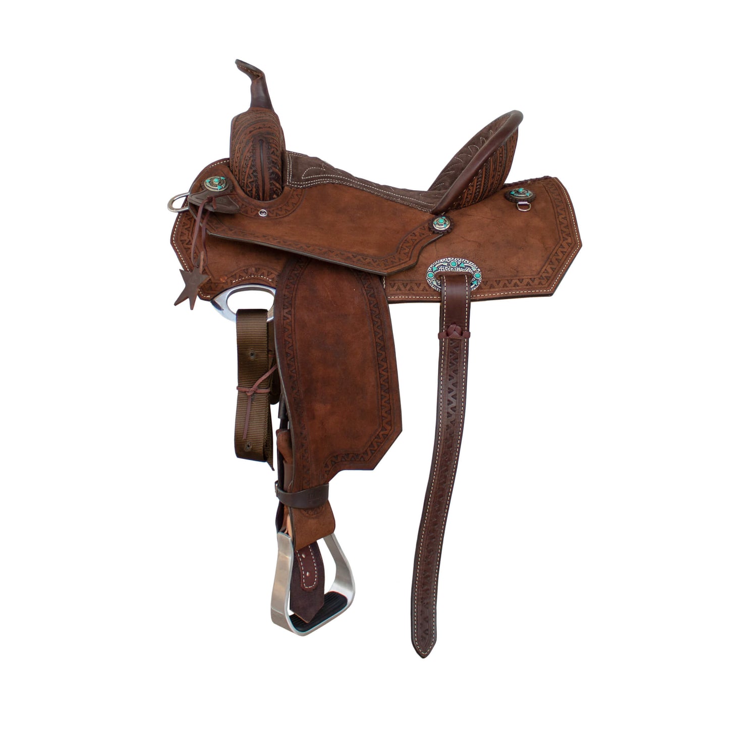 Geo-Aztec Barrel Saddle