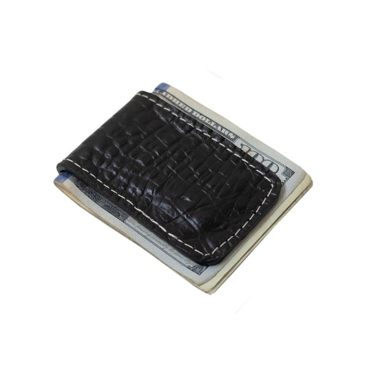 Money clip black gator overlay